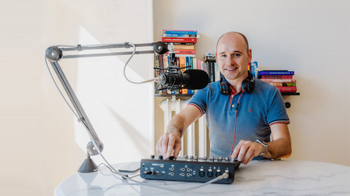 Tomasz Bobrowski, podcast Życie we Francji. Foto: Anna Leak